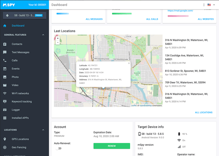 how to find someone's location by cell phone number