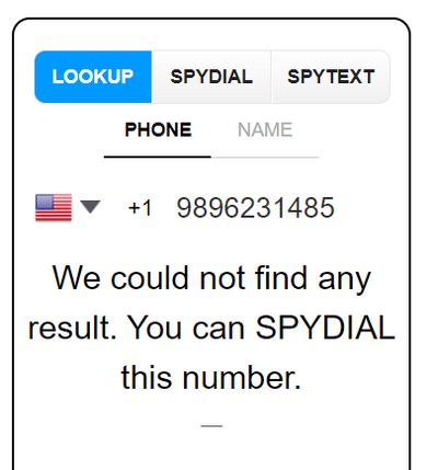 Numlookup phone 