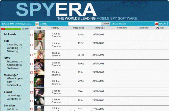 snapchat spy:  Spyera 