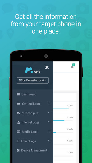 mSpy Androidスパイアプリ