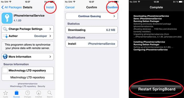 iphone spy 4 - Как установить FlexiSpy на iPhone